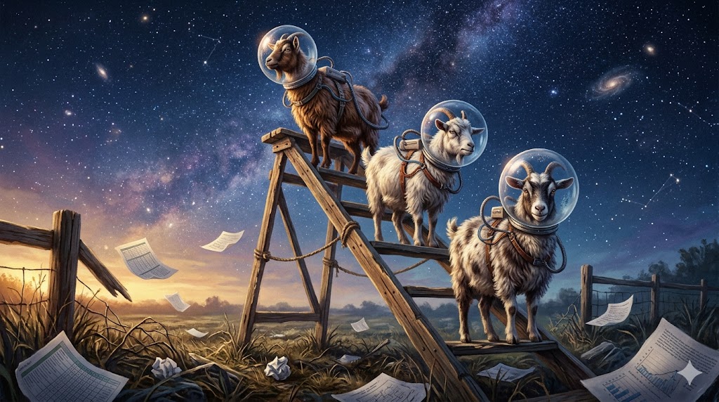 Space Helmets for Stubborn Data Goats